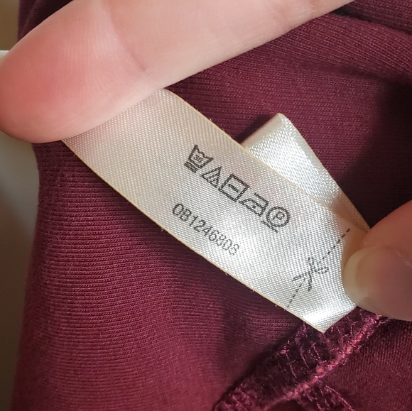 Anthropologie - Saturday Sunday Leggings Maroon Women's Size Small Red Pockets - Picture 7 of 16